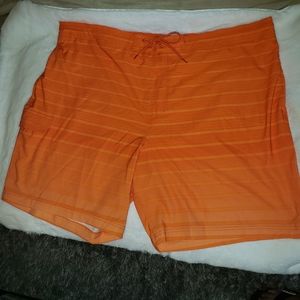 George Mens Orange Swimming Trunks Size 3XL (48-50)